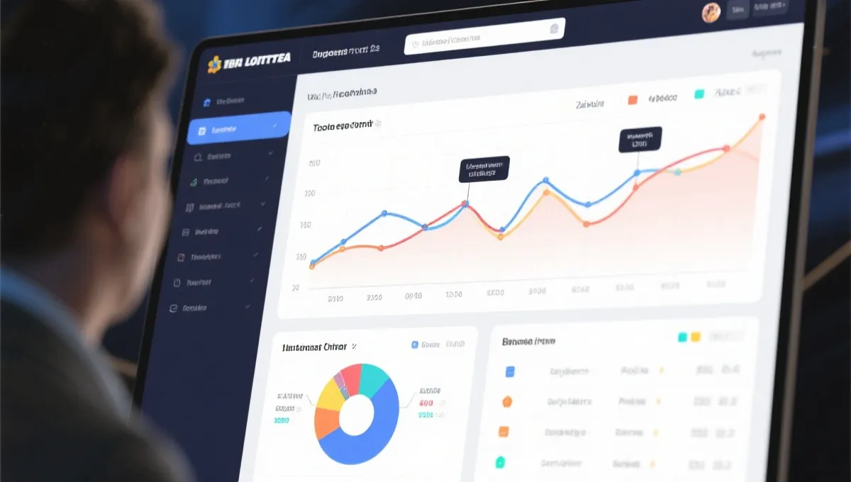 数据分析看板示意图