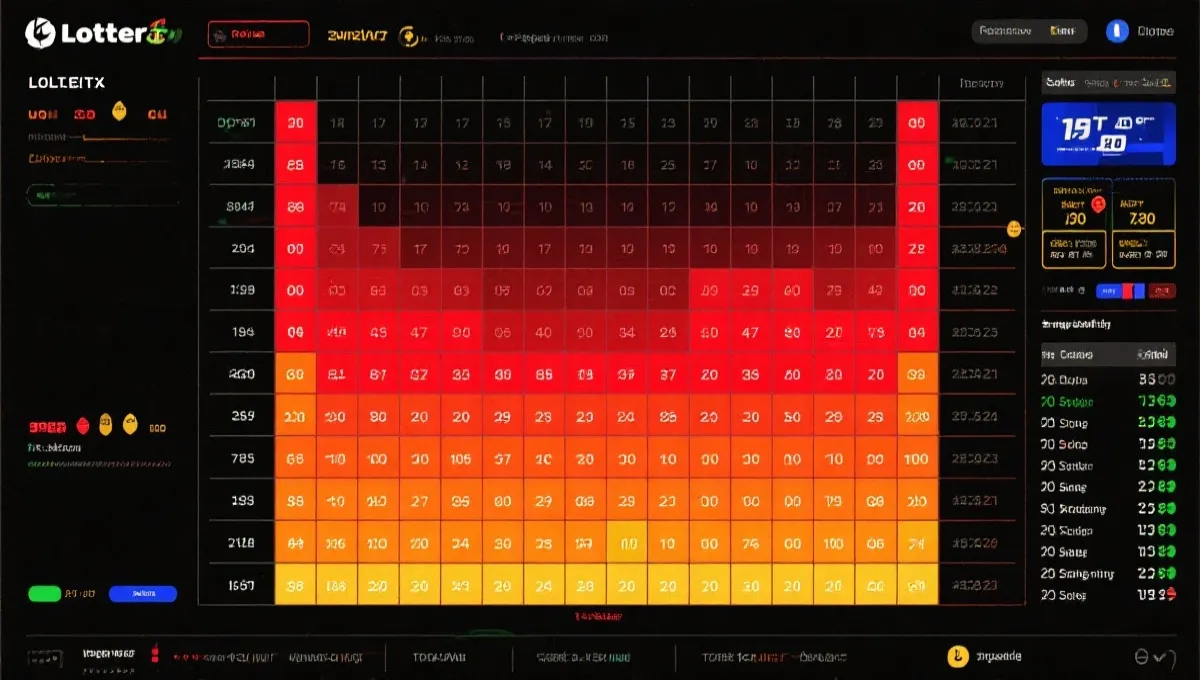 号码热力图示意